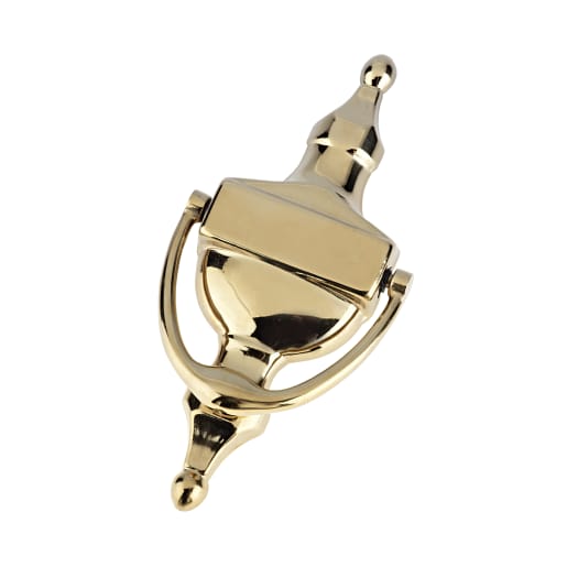 Trojan Premium Victorian Urn Style Door Knocker Gold