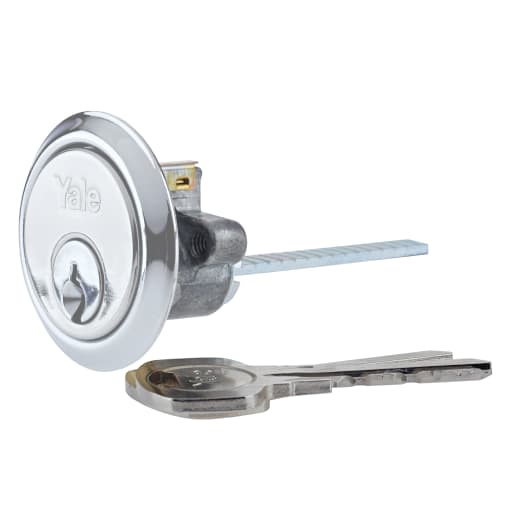 Yale Replacement Rim Cylinder 190 x 40mm Chrome