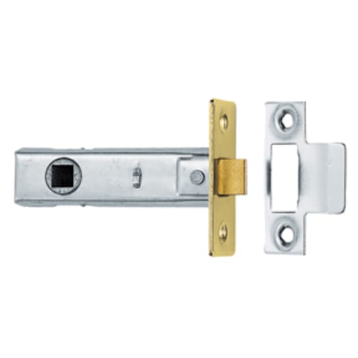 Eurospec Tubular Latch 76mm Florentine Bronze