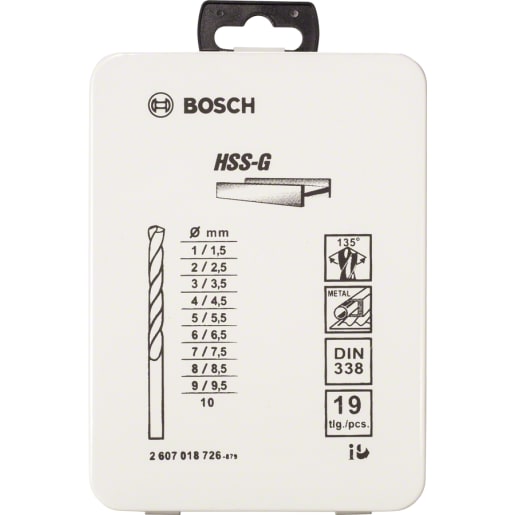 Bosch Metal High Speed Steel Ground Drill Bit Set
