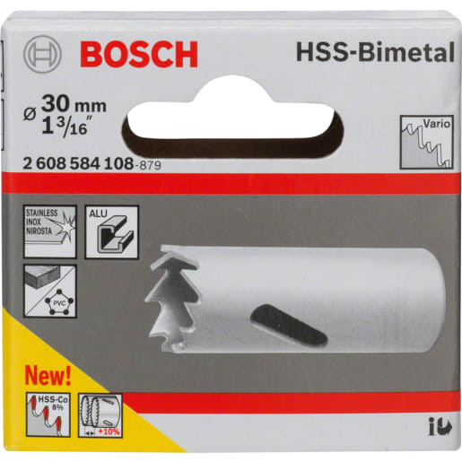 Bosch HSS Bi-Metal Holesaw 30mm Diameter