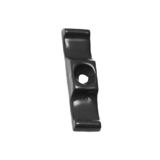 A Perry No.15 Plain Turn Button 50mm Black