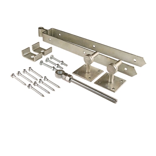 A Perry No.167/153 Adjustable Bottom Fieldgate Hinges Set 600mm