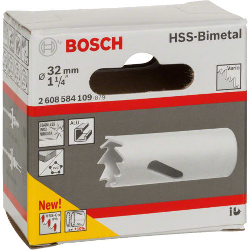 Bosch HSS Bi-Metal Holesaw 32mm Dia