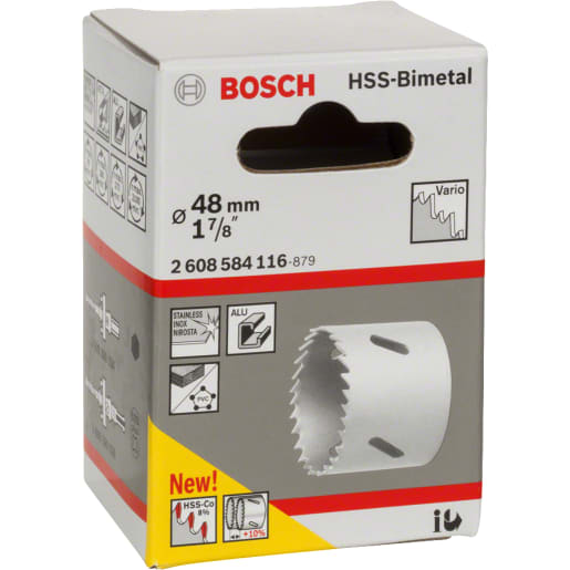 Bosch HSS Bi-Metal Holesaw 48mm Dia