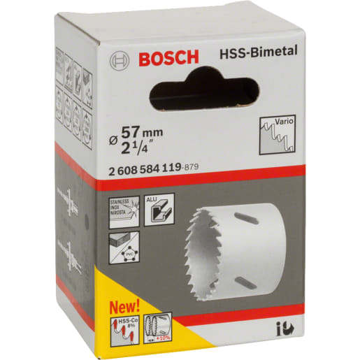 Bosch HSS Bi-Metal Holesaw 57mm Diameter