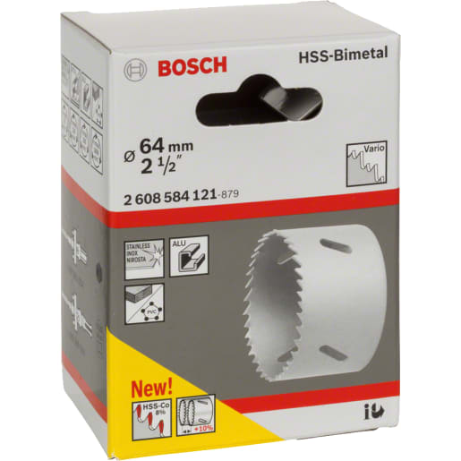 Bosch HSS Bi-Metal Holesaw 64mm Diameter