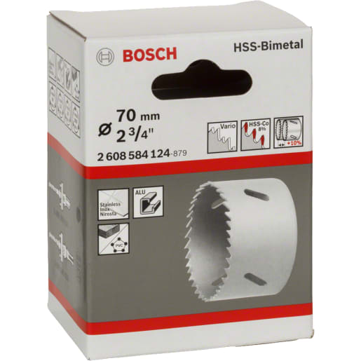 Bosch HSS Bi-Metal Holesaw 70mm Diameter