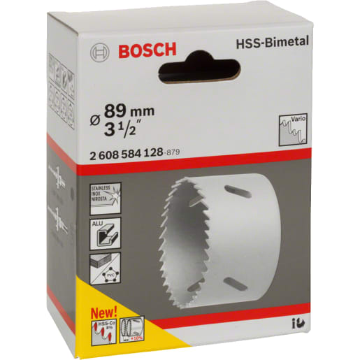 Bosch HSS Bi-Metal Holesaw 89mm Diameter