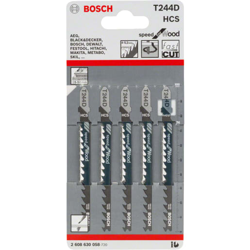 Bosch HCS T244D Jigsaw Blade 100mm Length Chrome