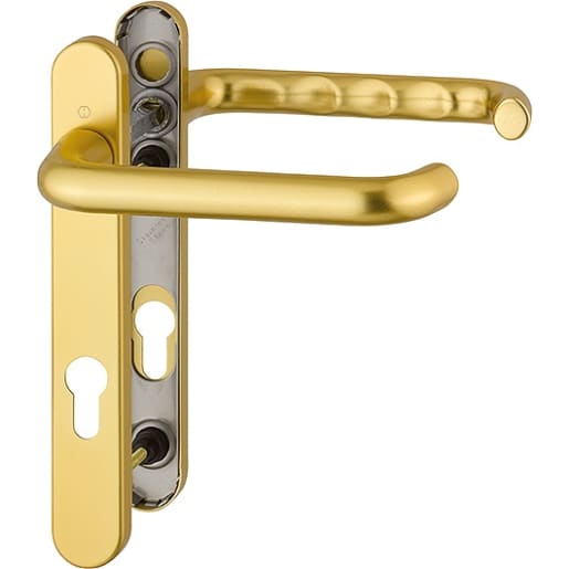 Hoppe Duraplus Paris Lever Door Handle 220 x 30mm Gold