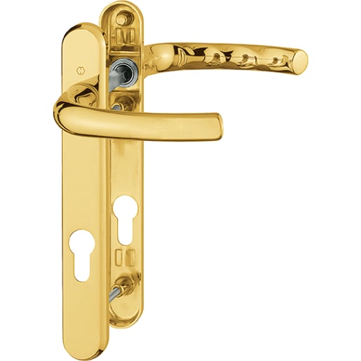 Hoppe Duraplus Tokyo Lever Set 220 x 30mm Polished Brass