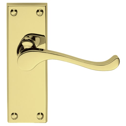 Carlisle Contract Victorian Scroll Latch Pack Electro Brassed