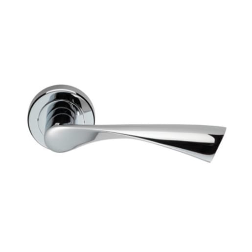 Serozzetta Breeze Lever on Round Rose Polished Chrome