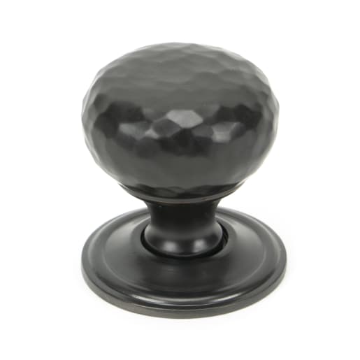 From the Anvil Hammered Mushroom Cabinet Knob 32mm Aged Bronze