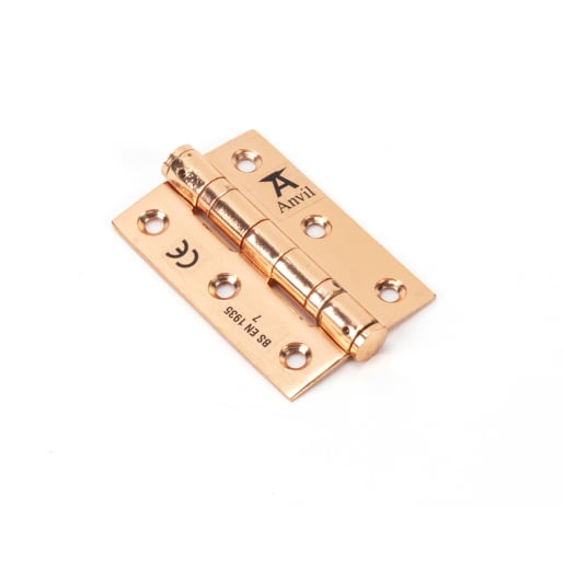 From the Anvil Ball Bearing Butt Hinge 76mm Polished Bronze (Pair)