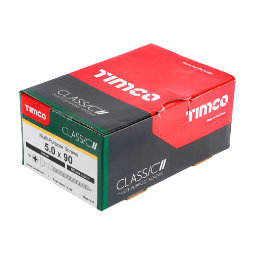 TIMCO Classic Pozi Countersunk Wood Screw 90 x 5mm Box of 100