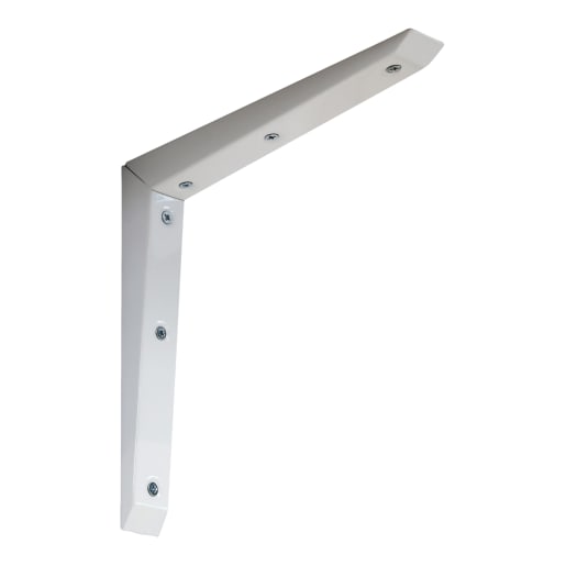 Blue Diamond Shelf Bracket Mitred 250 x 250mm White