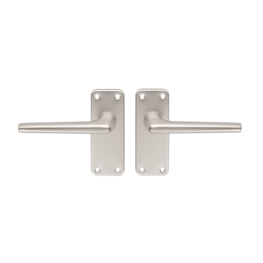 Carlisle Brass Aluminium Lever Latch Door Handle Satin Anodised Aluminium