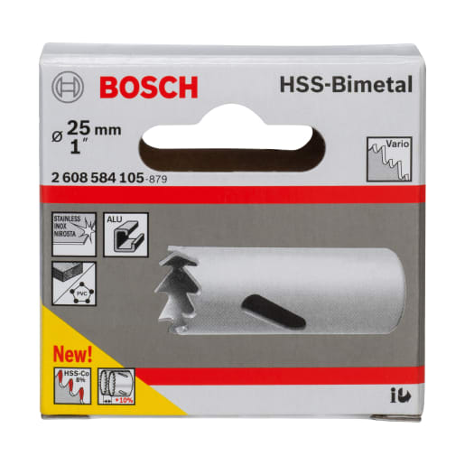 Bosch HSS Bi-Metal Holesaw 25mm Dia
