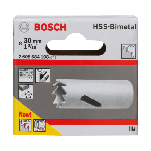 Bosch HSS Bi-Metal Holesaw 30mm Diameter