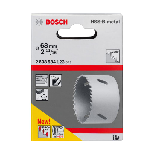 Bosch HSS Bi-Metal Holesaw 68mm Diameter