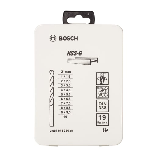 Bosch Metal High Speed Steel Ground Drill Bit Set