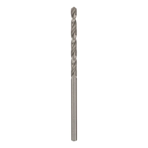Bosch HSS-G Metal Drill Bits 61 x 3mm Chrome Pack of 2