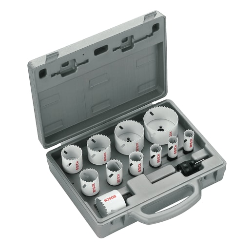 Bosch HSS Progressor Holesaw Set 14 Pieces