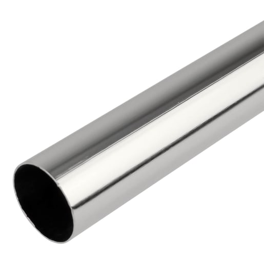 Sapphire Round Tube 1800 x 25mm Chrome