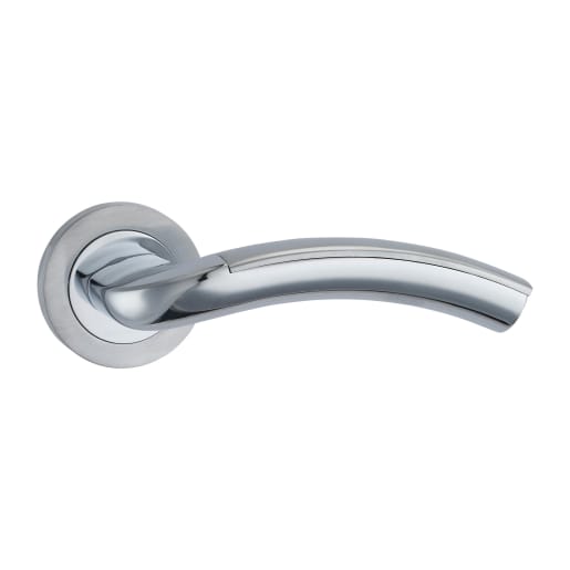 Fortessa Milan Lever Door Handles on Rose 127 x 51mm