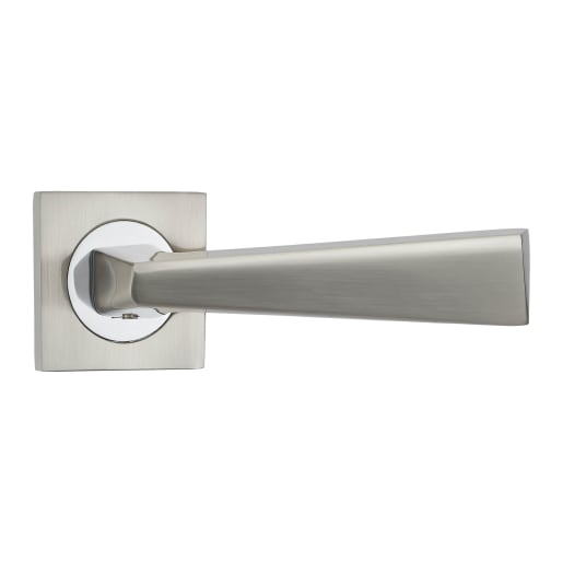 Fortessa Cannes Lever Door Handles on Rose 130 x 53mm