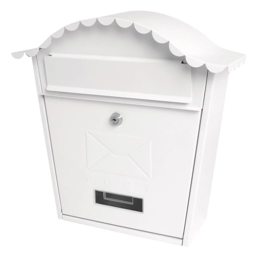 Sterling Post Box Classic Design White