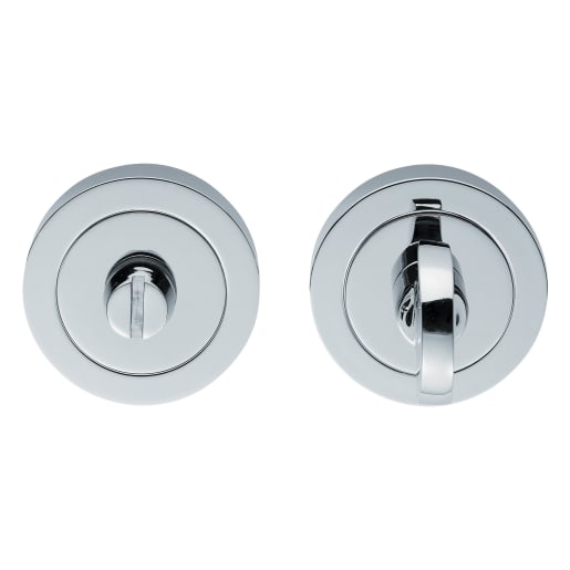 Carlisle Brass Concealed Fix Thumb Turn and Release Polished Chrome