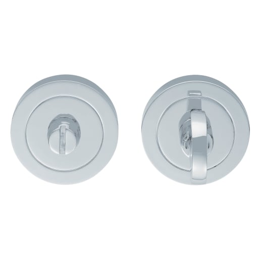 Carlisle Brass Bathroom Thumb Turn and Release Satin Chrome