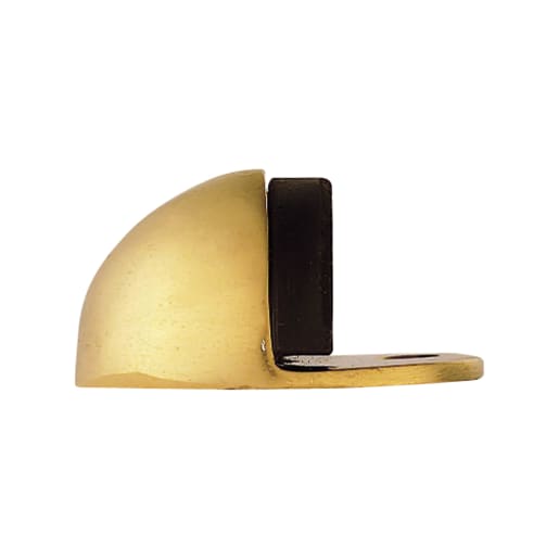Carlisle Brass Oval Floor Mounted Door Stop 44 x 22mm Polished Brass