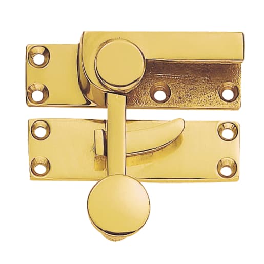 Carlisle Brass Architectural Quadrant Sash Fastener Polished Brass