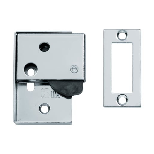 Carlisle Brass Easi-Keep Latch 63 x 39 x 10mm Polished Chrome