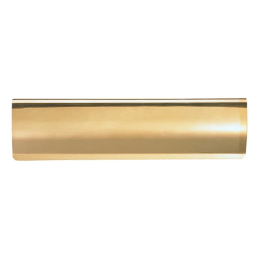 Carlisle Brass Curved Letter Plate Tidy 280 x 76mm Polished Brass
