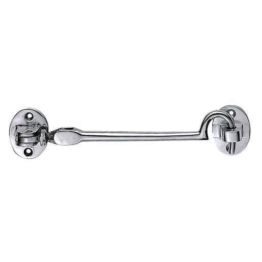 Carlisle Brass Silent Pattern Cabin Hook 104mm Polished Chrome