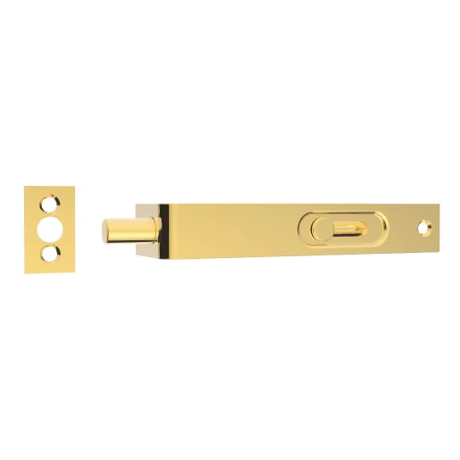Carlisle Brass Sunk Slide Flush Bolt 100 x 18mm Polished Brass