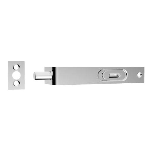 Carlisle Brass Sunk Slide Flush Bolt 100 x 18mm Polished Chrome