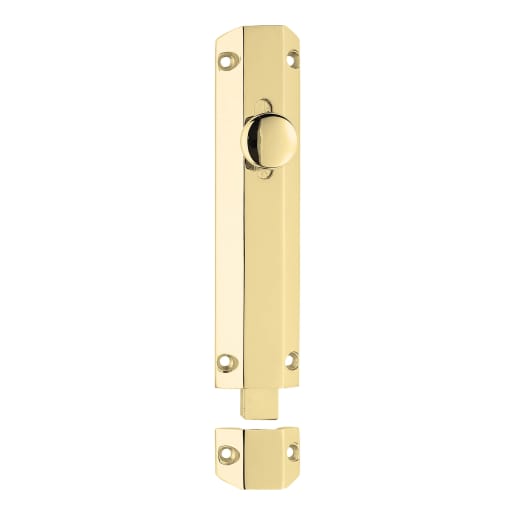 Carlisle Brass Door Surface Bolt 152 x 36mm Polished Brass