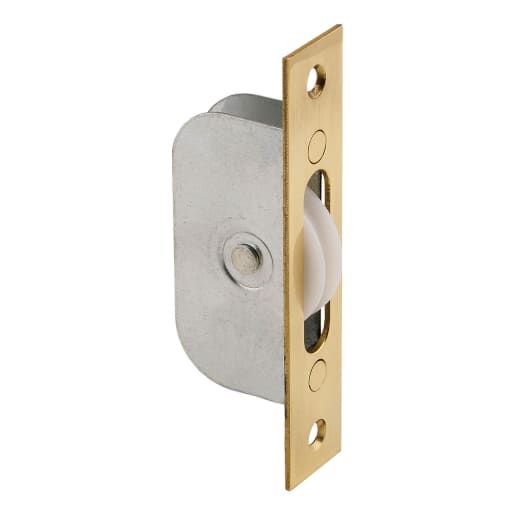 Carlisle Brass Sash Window Axle Pulley Polished Brass