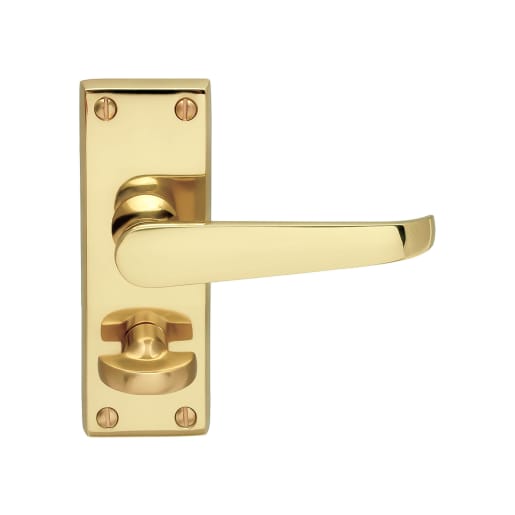 Carlisle Brass Victorian Lever Privacy Contract Polished Brass