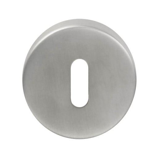 Eurospec Standard Lock Escutcheon 52 x 8mm Satin Stainless Steel