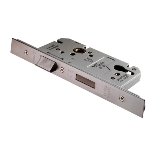 Eurospec Easi-T Din Euro Profile Sashlock 72mm Satin Stainless Steel