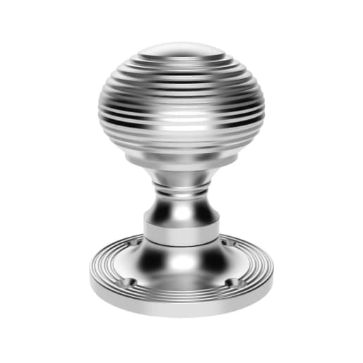 Carlisle Brass Queen Anne Mortice Knob 61mm Satin Chrome