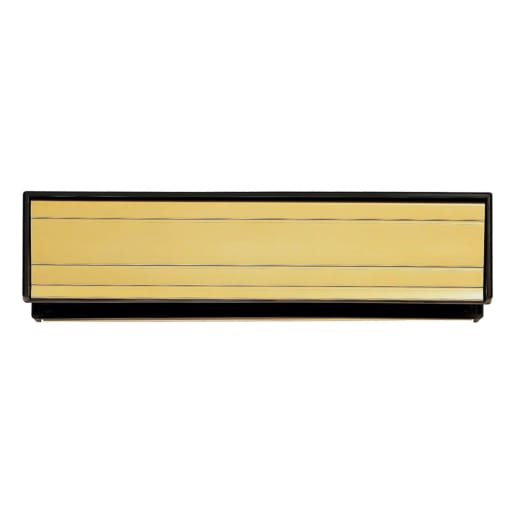 Carlisle Brass Sleeve Letter Plate 300 x 69mm Gold Anodised Aluminium