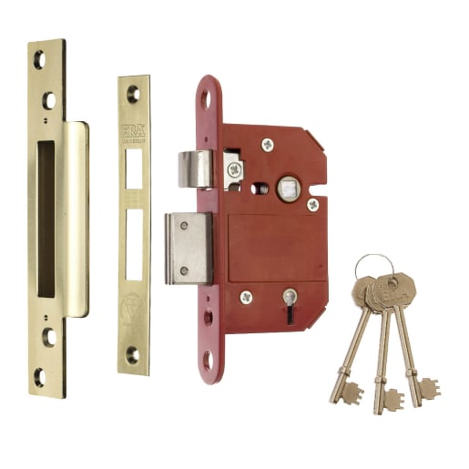 ERA for tress Mortice 5 Lever Sashlock 162 x 30 x 79mm Brass